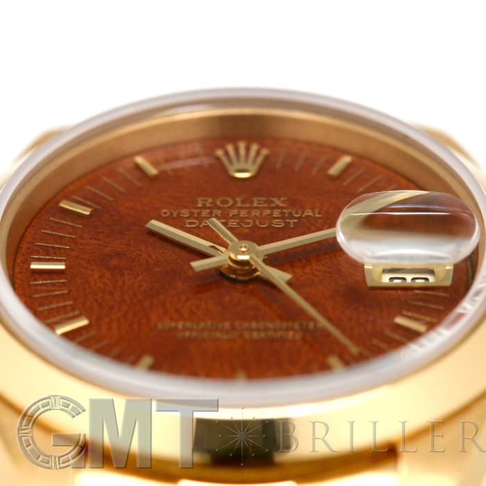 ROLEX ロレックス デイトジャスト 69168 ウッドダイヤル 17
