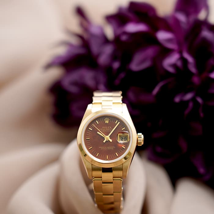 ROLEX ロレックス デイトジャスト 69168 ウッドダイヤル 2