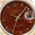 ROLEX ロレックス デイトジャスト 69168 ウッドダイヤル 5