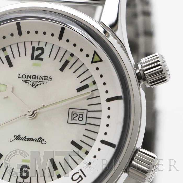 LONGINES ロンジン ヘリテージ レジェンド ダイバー メッシュブレス L3.374.4.80.6 MOP 10