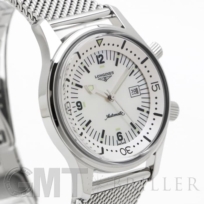 LONGINES ロンジン ヘリテージ レジェンド ダイバー メッシュブレス L3.374.4.80.6 MOP 14
