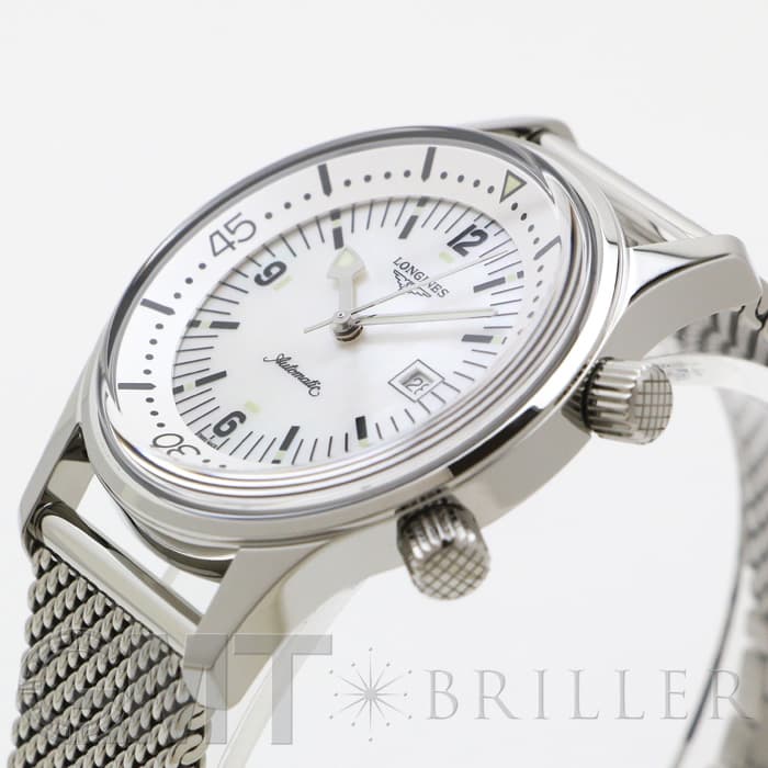 LONGINES ロンジン ヘリテージ レジェンド ダイバー メッシュブレス L3.374.4.80.6 MOP 17