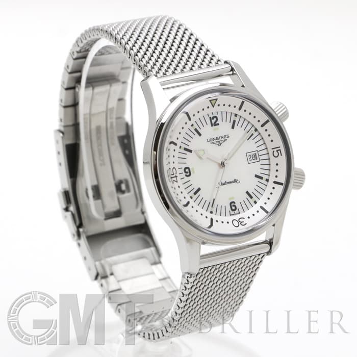 LONGINES ロンジン ヘリテージ レジェンド ダイバー メッシュブレス L3.374.4.80.6 MOP 1