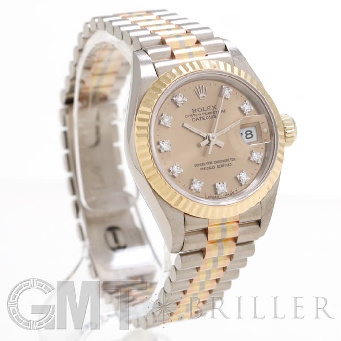 ROLEX ロレックス デイトジャスト 69179GBIC ピンク トリドール 9