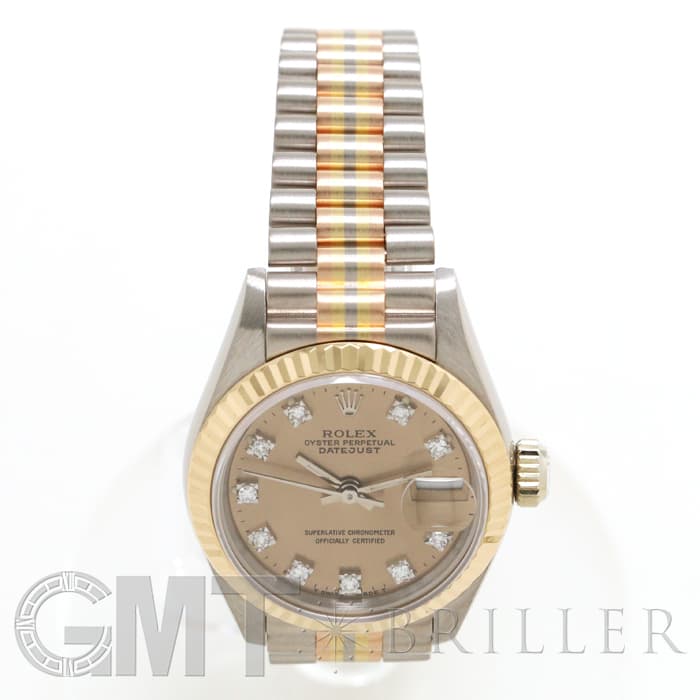 ROLEX ロレックス デイトジャスト 69179GBIC ピンク トリドール 13
