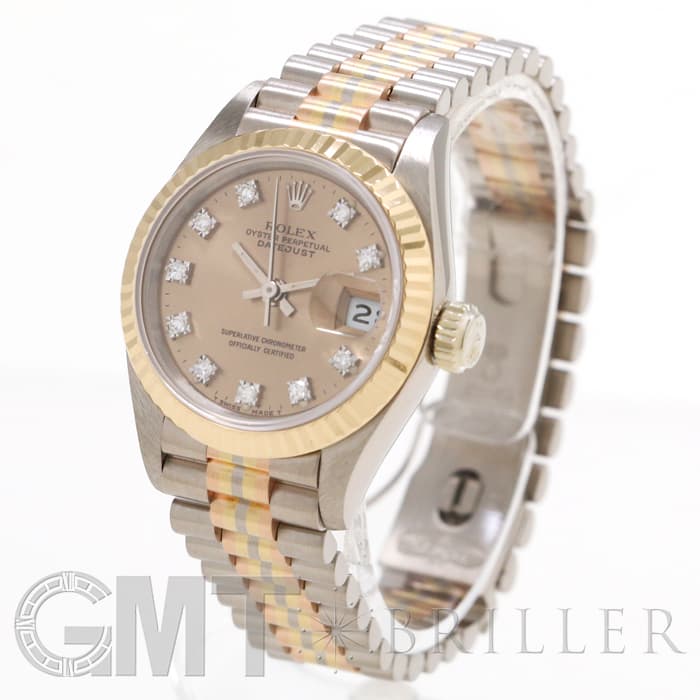 ROLEX ロレックス デイトジャスト 69179GBIC ピンク トリドール 1