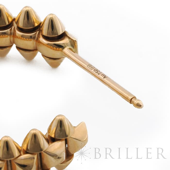 CARTIER カルティエ クラッシュ ドゥ カルティエ イヤリング SM ピンクゴールド B8301415 10