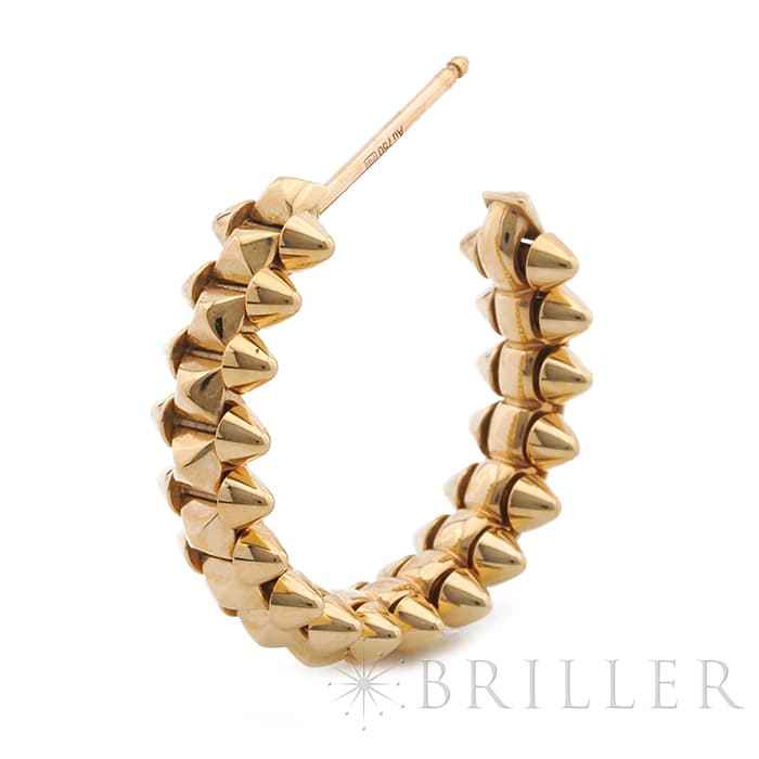 CARTIER カルティエ クラッシュ ドゥ カルティエ イヤリング SM ピンクゴールド B8301415 8