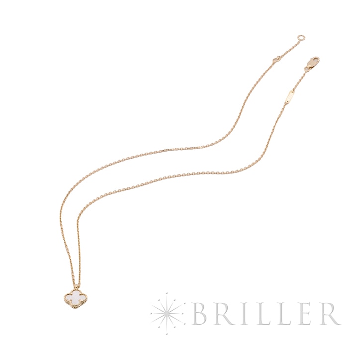 Van Cleef & Arpels ヴァン クリーフ&アーペル アルハンブラ スウィート アルハンブラ ペンダント イエローゴールド マザーオブパール VCARF69100 12