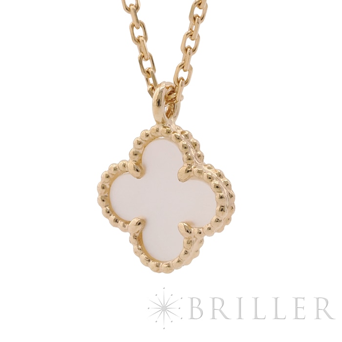 Van Cleef & Arpels ヴァン クリーフ&アーペル アルハンブラ スウィート アルハンブラ ペンダント イエローゴールド マザーオブパール VCARF69100 4