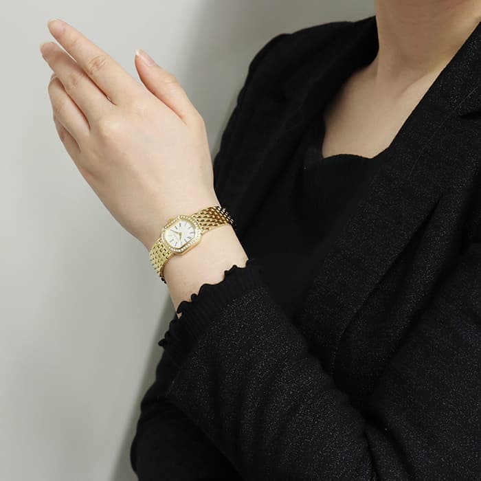 中古 Tiffany Co ティファニー マーク クーペ Mm ベゼルダイヤ ブレス 商品id 詳細ページ レディース腕時計の販売買取 Briller ロレックス カルティエ シャネル オメガなど人気の高級ブランド腕時計