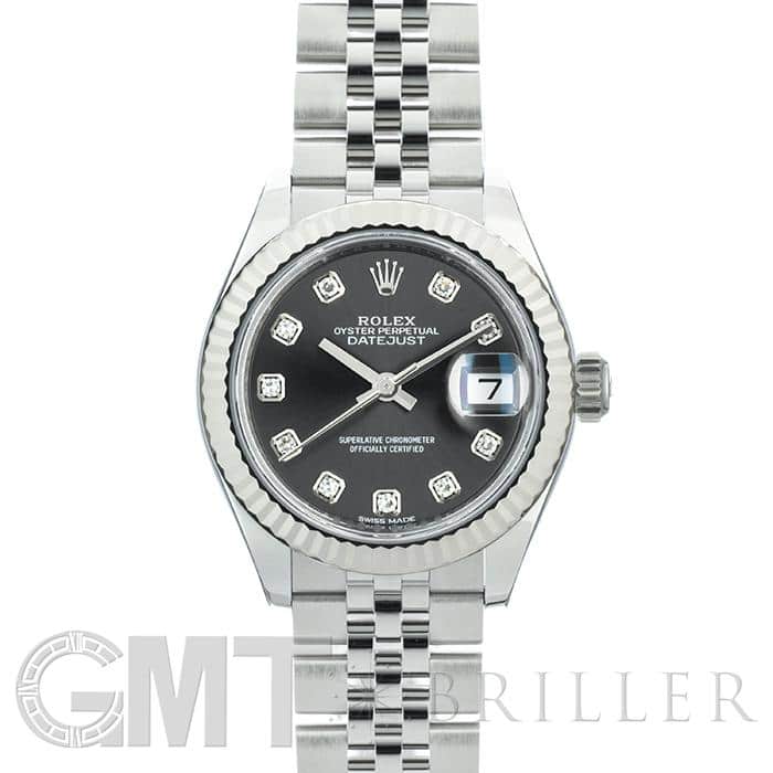 ROLEX ロレックス デイトジャスト 28 279174G ダークロジウム 10Pダイヤ メイン