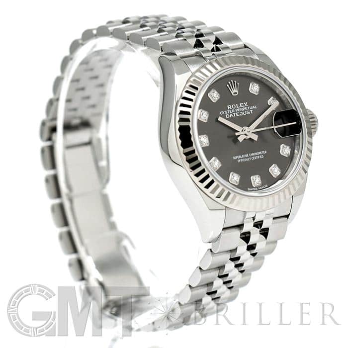 ROLEX ロレックス デイトジャスト 28 279174G ダークロジウム 10Pダイヤ 10