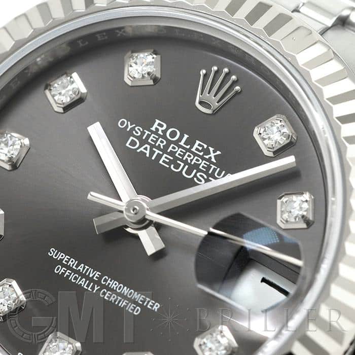 ROLEX ロレックス デイトジャスト 28 279174G ダークロジウム 10Pダイヤ 16