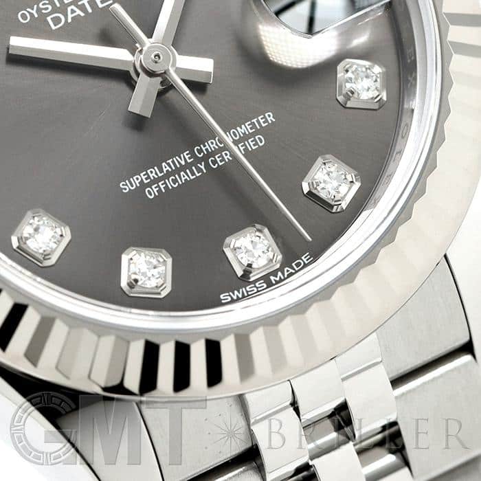 ROLEX ロレックス デイトジャスト 28 279174G ダークロジウム 10Pダイヤ 19