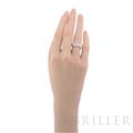 CARTIER カルティエ マイヨン パンテール リング 3連 ホワイトゴールド パヴェダイヤモンド 9号 13