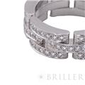 CARTIER カルティエ マイヨン パンテール リング 3連 ホワイトゴールド パヴェダイヤモンド 9号 5