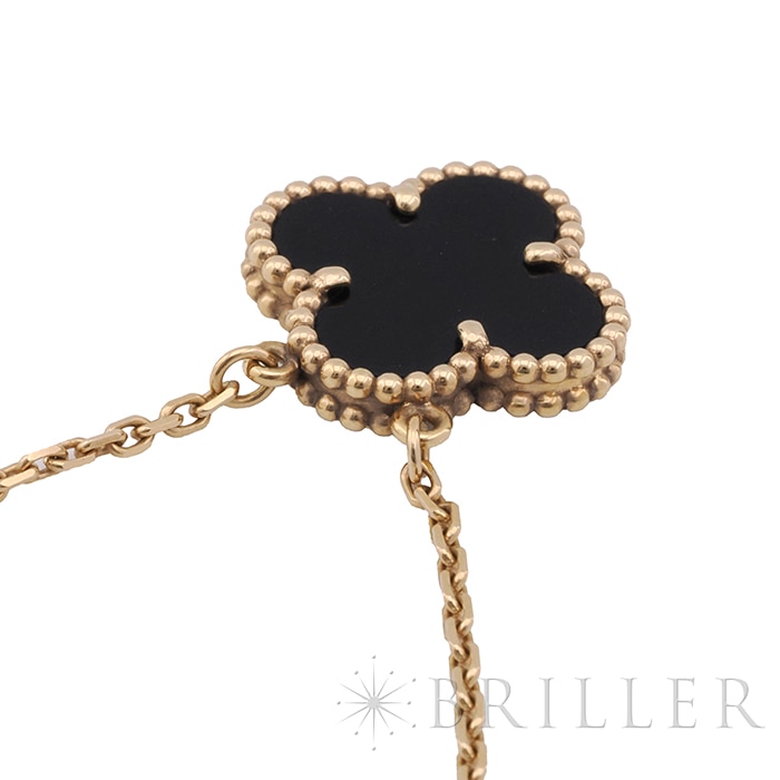 Van Cleef & Arpels ヴァン クリーフ&アーペル アルハンブラ ペンダント イエローゴールド オニキス VCARA45800 10