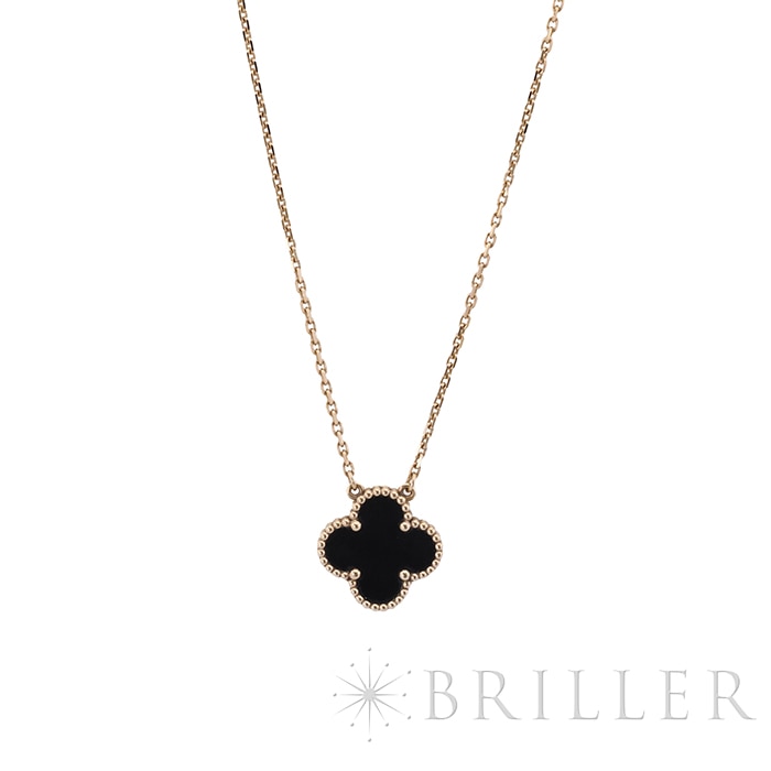 Van Cleef & Arpels ヴァン クリーフ&アーペル アルハンブラ ペンダント イエローゴールド オニキス VCARA45800 1
