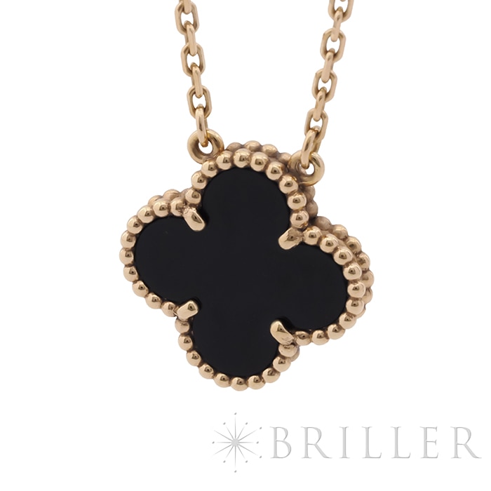 Van Cleef & Arpels ヴァン クリーフ&アーペル アルハンブラ ペンダント イエローゴールド オニキス VCARA45800 4