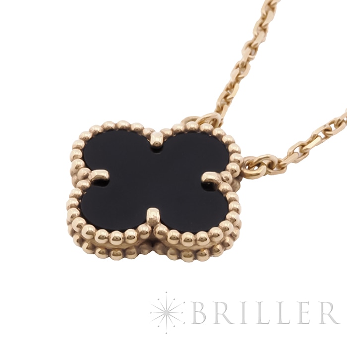 Van Cleef & Arpels ヴァン クリーフ&アーペル アルハンブラ ペンダント イエローゴールド オニキス VCARA45800 5