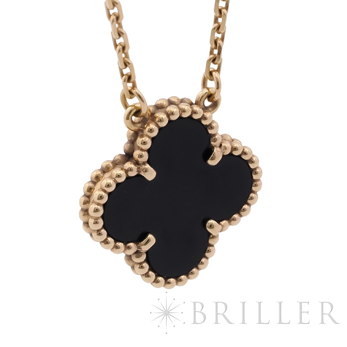 Van Cleef & Arpels ヴァン クリーフ&アーペル アルハンブラ ペンダント イエローゴールド オニキス VCARA45800 7