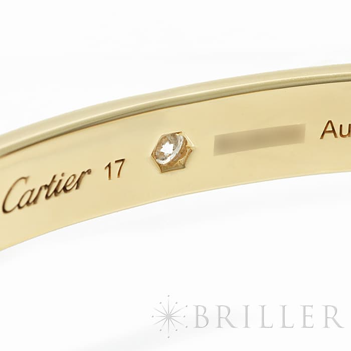CARTIER カルティエ ラブオープン バングル イエローゴールド ダイヤモンド B6029817 4