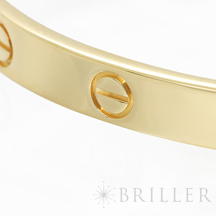 CARTIER カルティエ ラブオープン バングル イエローゴールド ダイヤモンド B6029817 6