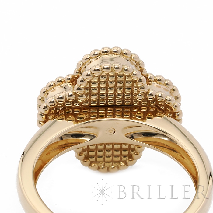 Van Cleef & Arpels ヴァン クリーフ&アーペル アルハンブラ ヴィンテージ アルハンブラ リング イエローゴールド オニキス ダイヤモンド 9号 VCARA41049 12