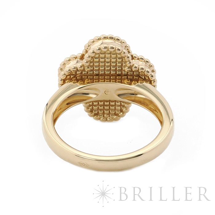 Van Cleef & Arpels ヴァン クリーフ&アーペル アルハンブラ ヴィンテージ アルハンブラ リング イエローゴールド オニキス ダイヤモンド 9号 VCARA41049 1
