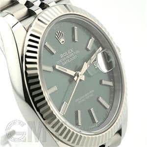 ROLEX ロレックス デイトジャスト 41 126334 ミントグリーン ジュビリーブレスレット