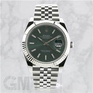 ROLEX ロレックス デイトジャスト 41 126334 ミントグリーン ジュビリーブレスレット