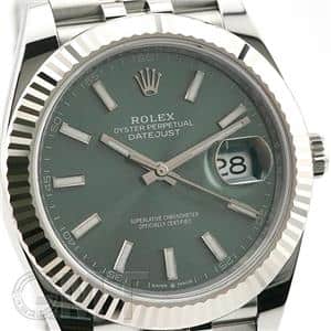 ROLEX ロレックス デイトジャスト 41 126334 ミントグリーン ジュビリーブレスレット
