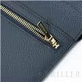 HERMES エルメス ベアン コンパクト エプソン ブルーインディゴ ゴールド金具 22