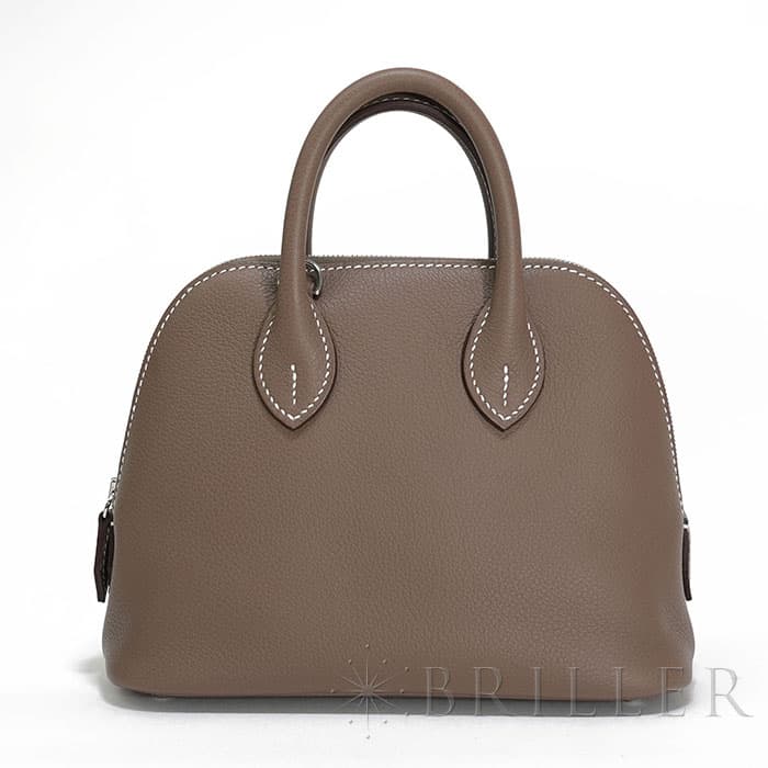 HERMES エルメス ボリード 1923 ミニ エトゥープ エヴァーカラー シルバー金具 12