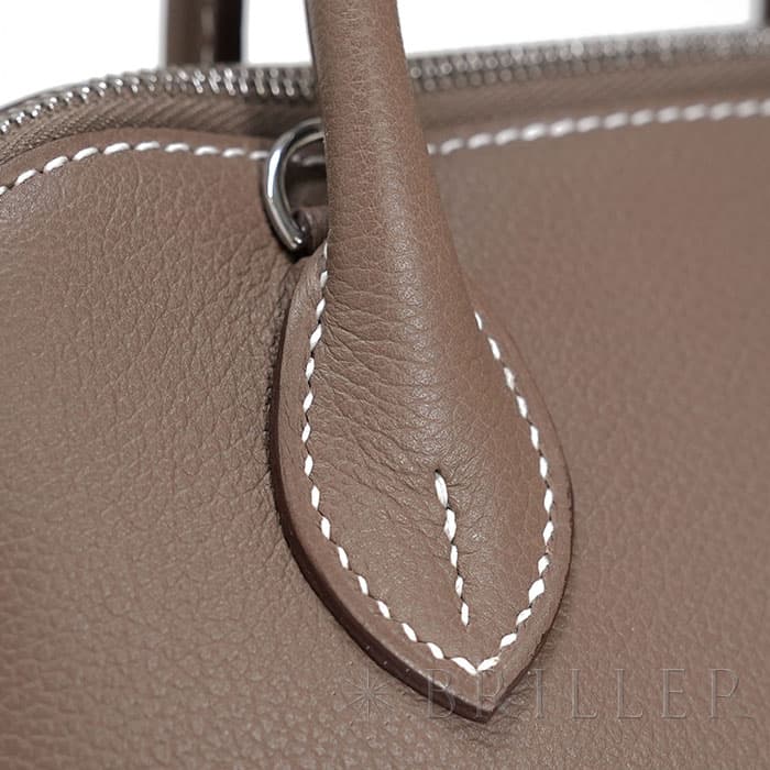 HERMES エルメス ボリード 1923 ミニ エトゥープ エヴァーカラー シルバー金具 13