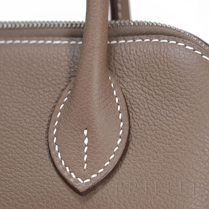 HERMES エルメス ボリード 1923 ミニ エトゥープ エヴァーカラー シルバー金具 14