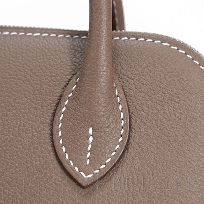 HERMES エルメス ボリード 1923 ミニ エトゥープ エヴァーカラー シルバー金具 16