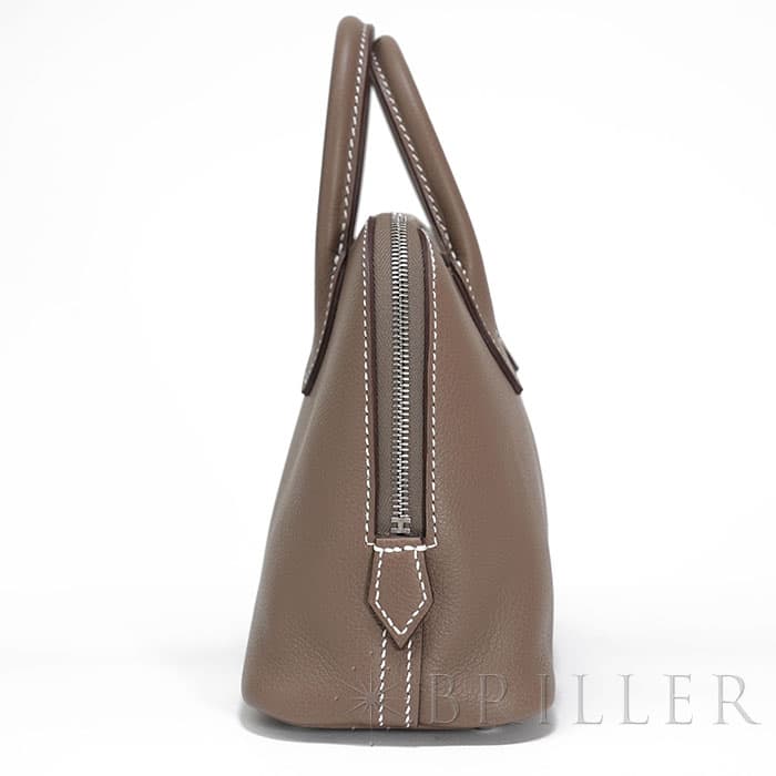 HERMES エルメス ボリード 1923 ミニ エトゥープ エヴァーカラー シルバー金具 17