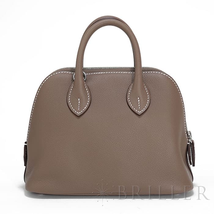 HERMES エルメス ボリード 1923 ミニ エトゥープ エヴァーカラー シルバー金具 1