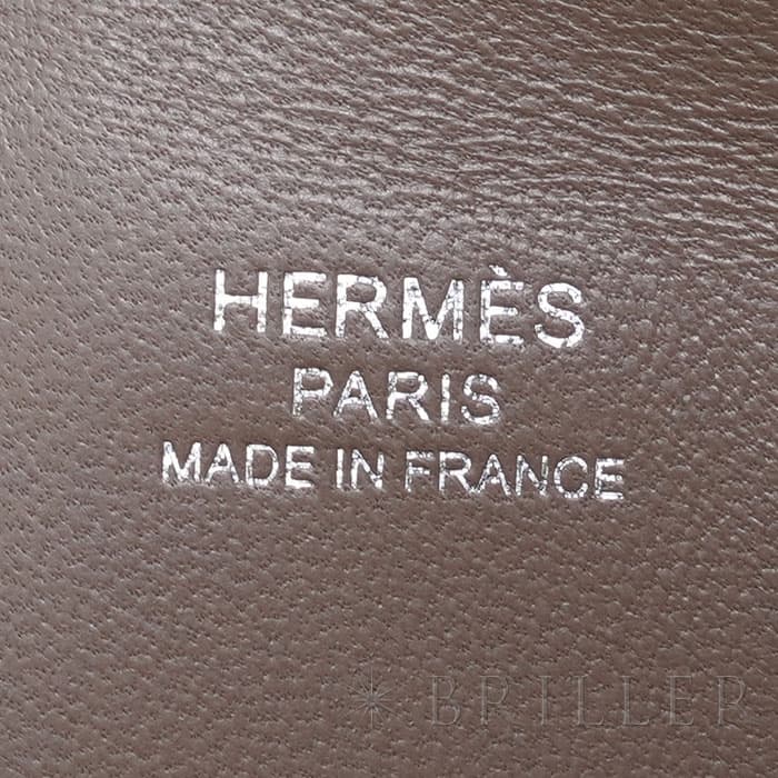HERMES エルメス ボリード 1923 ミニ エトゥープ エヴァーカラー シルバー金具 19