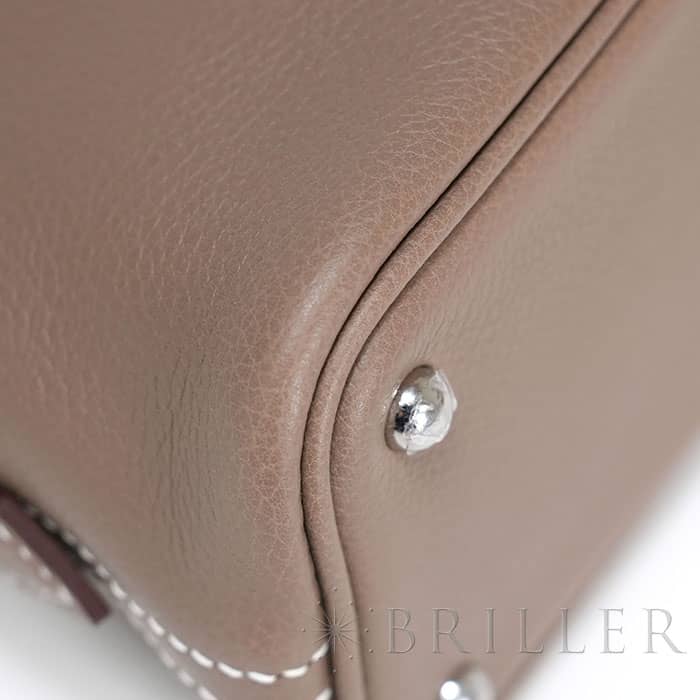 HERMES エルメス ボリード 1923 ミニ エトゥープ エヴァーカラー シルバー金具 20