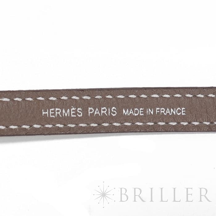 HERMES エルメス ボリード 1923 ミニ エトゥープ エヴァーカラー シルバー金具 27