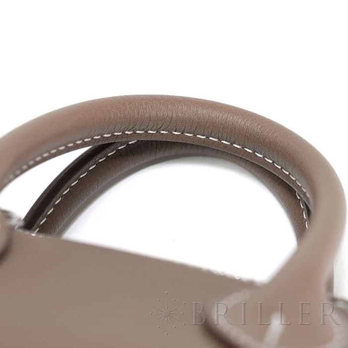 HERMES エルメス ボリード 1923 ミニ エトゥープ エヴァーカラー シルバー金具 6