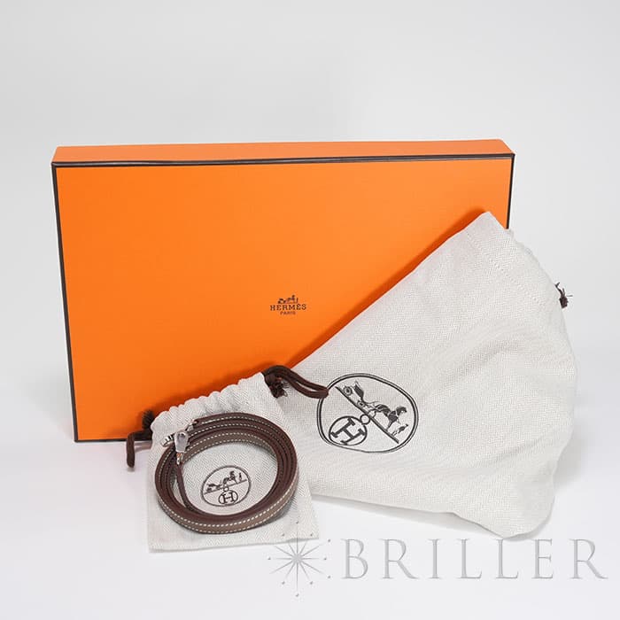 HERMES エルメス ボリード 1923 ミニ エトゥープ エヴァーカラー シルバー金具 7