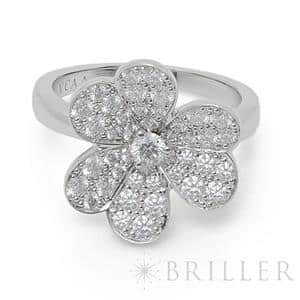 Van Cleef & Arpels フリヴォルリング 1フラワー フリヴォル リング、1フラワー、スモールモデル 18K イエローゴールド