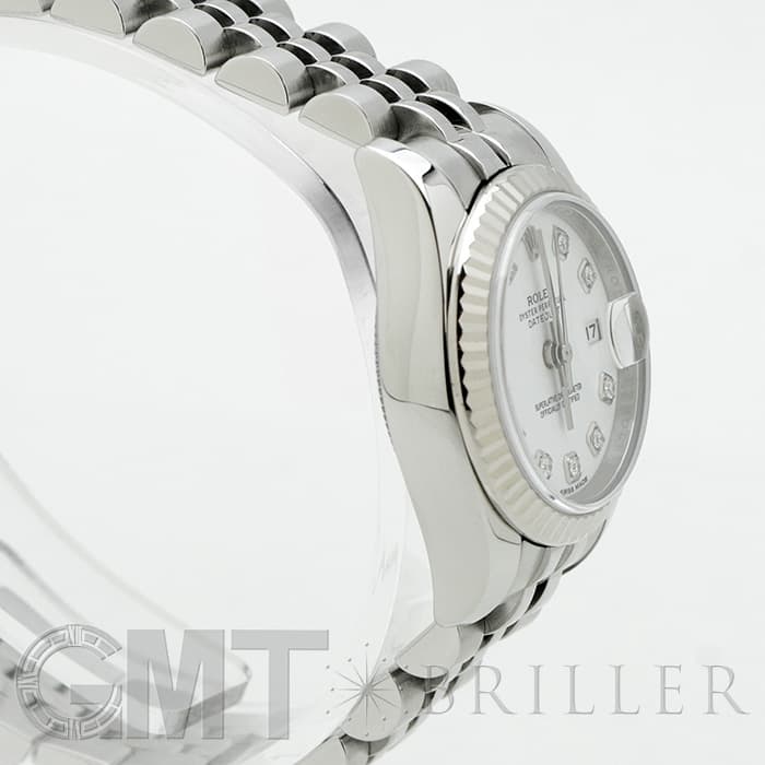 ROLEX ロレックス デイトジャスト 179174G ホワイト ランダムシリアル 12