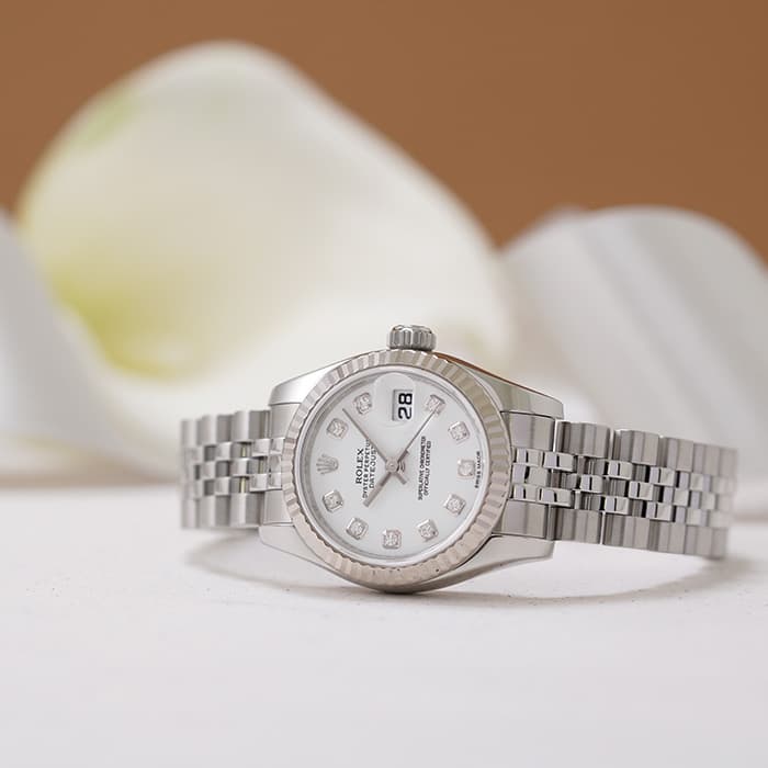 ROLEX ロレックス デイトジャスト 179174G ホワイト ランダムシリアル 2