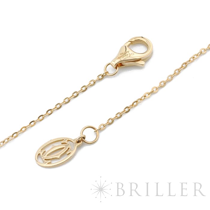 CARTIER カルティエ トリニティ ペンダント ネックレス パヴェ ダイヤモンド ホワイトゴールド イエローゴールド ピンクゴールド B7224808 10