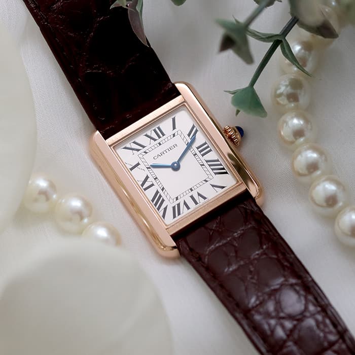 CARTIER カルティエ タンク ソロ SM W5200024 ピンクゴールド 2